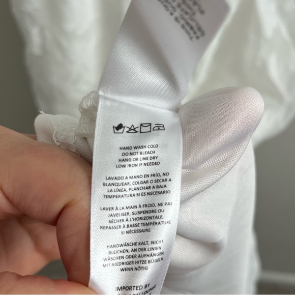 NWT Lulus Grace and Beauty White Burnout Floral Print Tiered Dress LG - Picture 13 of 13